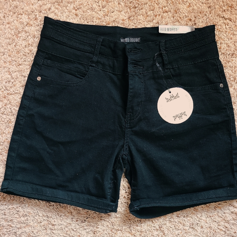 Silver Crush Mid Waist Short